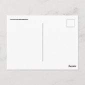 ROW HOUSES FARBIGE ART POSTCARD POSTKARTE (Rückseite)