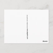 Row Houses Postkarte (Rückseite)