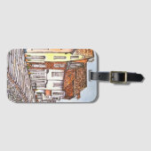 Row Of Houses Gepäckanhänger (Vorderseite (Horizontal))