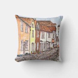 Row Of Houses Kissen