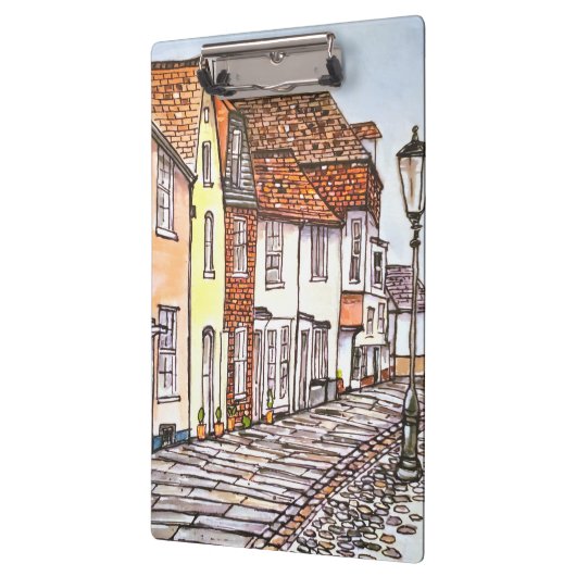 Row Of Houses Klemmbrett (Links)