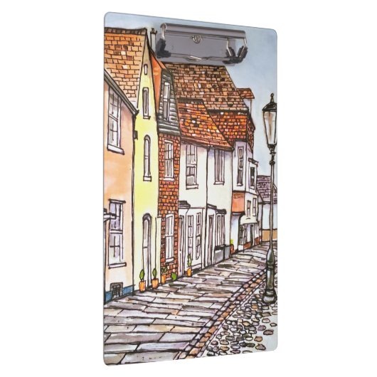 Row Of Houses Klemmbrett (Rechts)