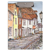 Row Of Houses Klemmbrett (Vorderseite)