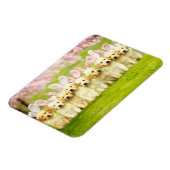 Row of Puppy Bunnies Magnet (Linke Seite)