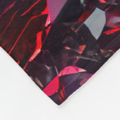 Row Rock Jewel Gemstones Kristalle Fleecedecke (Ecke)
