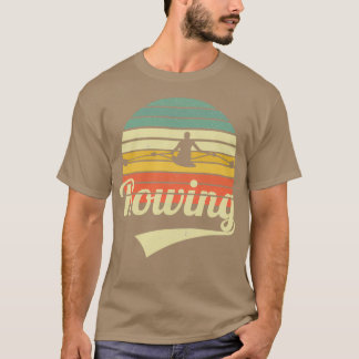 Row Rowboat Rower Vintag Retro T-Shirt