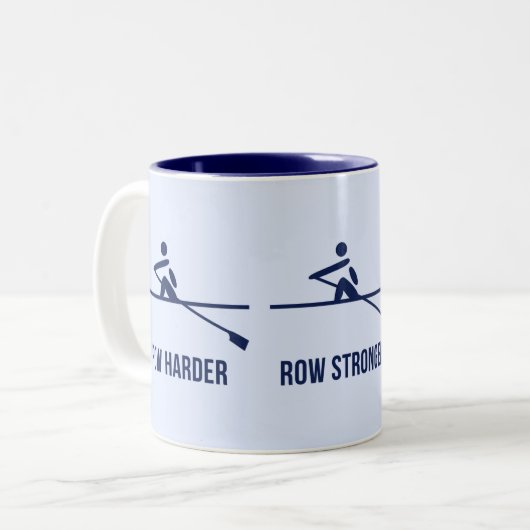 Row stärker motivierend zweifarbige tasse (Vorderseite Links)