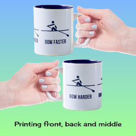 Row stärker motivierend zweifarbige tasse