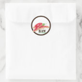 Row Steak Bio Planet Stickers (Tasche)