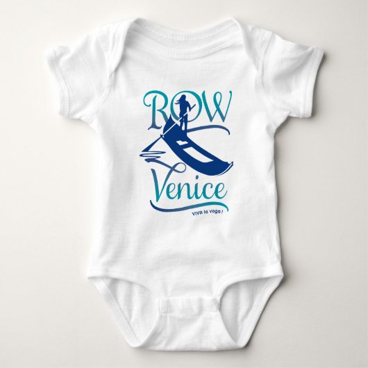Row Venedig Baby Strampler (Vorderseite)