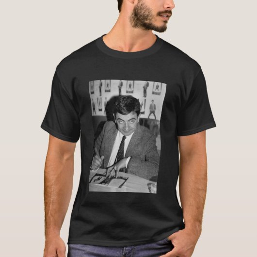 Rowan Atkinson Mr Bean Autogrammstunde 1 T-Shirt (Vorderseite)