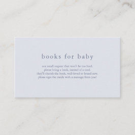 ROWAN Blue Books for Baby Showcard Begleitkarte