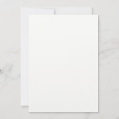 ROWAN Botanical Minimalist Wedding Einladung (Rückseite)