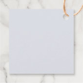 ROWAN Boy Blue Boho Rainbow Baby Dusche Vielen Dan Geschenkanhänger (Rückseite)