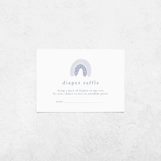 ROWAN Boy Boho Rainbow Baby Dusche Windelwanne Begleitkarte