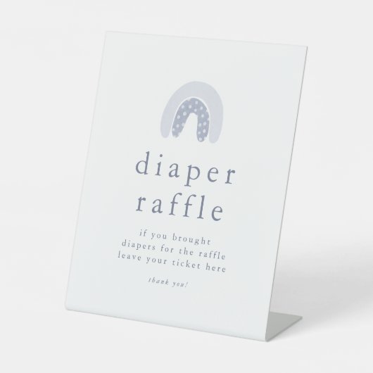 ROWAN Boy Boho Rainbow Baby Dusche Windelwanne Sockelschild (Vorderseite)