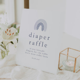 ROWAN Boy Boho Rainbow Baby Dusche Windelwanne Sockelschild