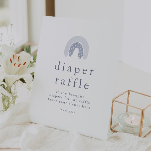 ROWAN Boy Boho Rainbow Baby Dusche Windelwanne Sockelschild