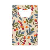 Rowan Branches: Textile Vintag Charm Geldbeutel Flaschenöffner (Rückseite)