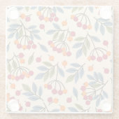 Rowan Branches: Textile Vintag Charm Glasuntersetzer (Rückseite)