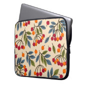 Rowan Branches: Textile Vintag Charm Laptopschutzhülle (Vorderseite Links)