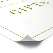 ROWAN Green Cards and Gifts Poster (Ecke)