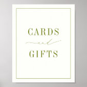 ROWAN Green Cards and Gifts Poster (Vorne)