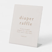 ROWAN Pink Gold Einfache Babydusche Windelwanne Ra Sockelschild (Vorderseite)