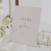 ROWAN Pink und Gold Einzigartige einfache Karten u Sockelschild