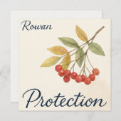 Rowan Protection Card (Vorne/Hinten)