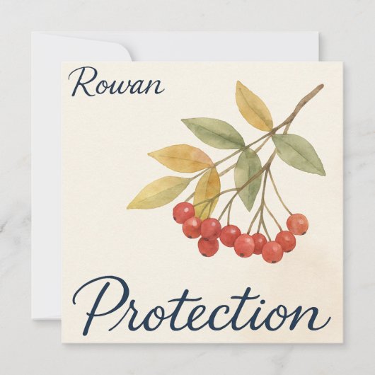 Rowan Protection Card (Vorderseite)