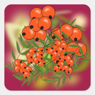 Rowan Quadratischer Aufkleber