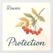 Rowan-Schutz Fensteraufkleber (Blatt)
