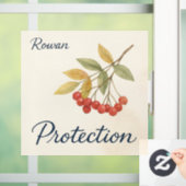 Rowan-Schutz Fensteraufkleber (Zuhause)