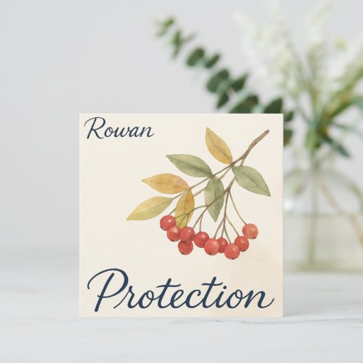 Rowan-Schutzkarte (Stehend Vorderseite)