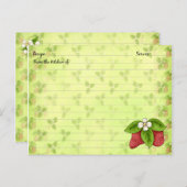 Rowberry Recipe Cards Postkarte (Vorne/Hinten)