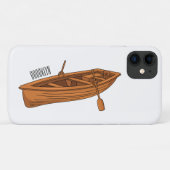 Rowboat-Cartoon-Abbildung Case-Mate iPhone Hülle (Rückseite (Horizontal))