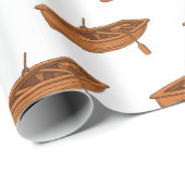 Rowboat-Cartoon-Abbildung Geschenkpapier (Rolleneckpunkt)