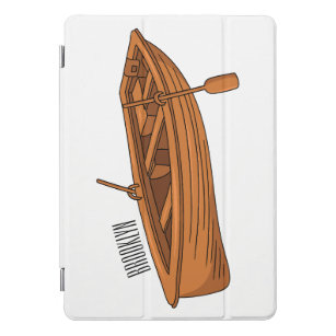 Rowboat-Cartoon-Abbildung iPad Pro Cover