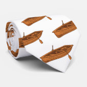 Rowboat-Cartoon-Abbildung Krawatte (Gerollt)