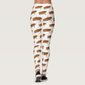 Rowboat-Cartoon-Abbildung Leggings (Rückseite)