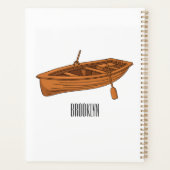 Rowboat-Cartoon-Abbildung Planer (Rückseite)
