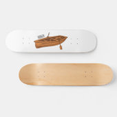 Rowboat-Cartoon-Abbildung Skateboard (Horizontal)
