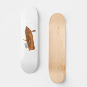 Rowboat-Cartoon-Abbildung Skateboard (Vorderseite)