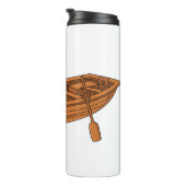 Rowboat-Cartoon-Abbildung Thermosbecher (Nach rechts gedreht)