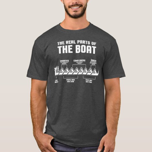 Rowboat Funny Team  I Rowing and Dragon Boat T-Shirt (Vorderseite)
