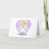 Rowboat-Grußkarte Karte (Rückseite)