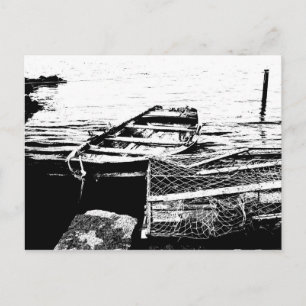 Rowboat-Postkarte Postkarte