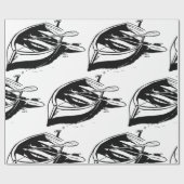 Rowboat Sketch Geschenkpapier (Flach)