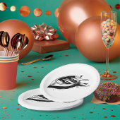 Rowboat Sketch Pappteller